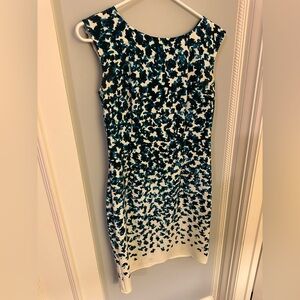 Ann Taylor sleeveless printed dress